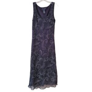 JONATHAN MARTIN Studio Women's Maxi Dress Size 12 Set of 2 Black-white Wimsigoth